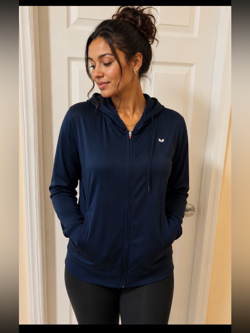 Uniqlo navy blue hoodie size large